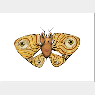 Angry moth Posters and Art